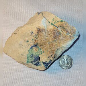 Two Pieces- Raw Azurites with Malachites from Utah-Best Ones